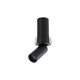 M9140  Garda Mini Retractable Recessed Swivel Spotlight, 5W, 3000K, 380lm, Black, Cut Out: 35mm, Driver Included